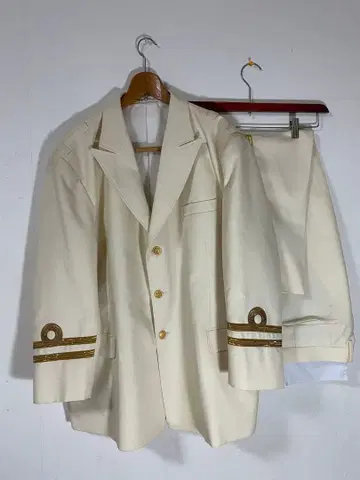 마루후지 복장 줄무늬 금선 사관 상하의 세트