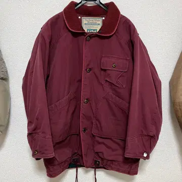 90s 빈티지 TENSION 헌팅 자켓 후드 부착