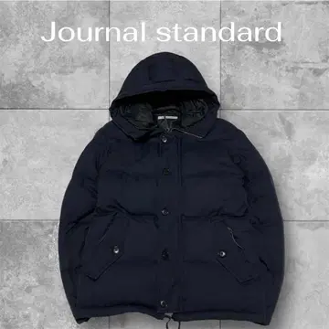 저널 스탠다드 다운 자켓 두꺼움 후드 부착 M 방한