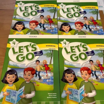 Let's Go 4 5th student book workbook 4권