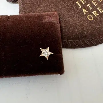 오레피체 시엘 별 모양 PG 한쪽 귀걸이