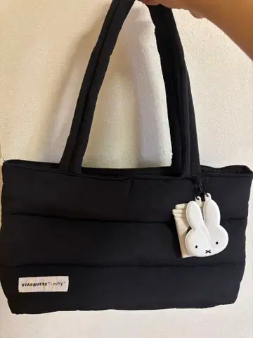 STARBUCKS 블랙 토트백 미피 포함