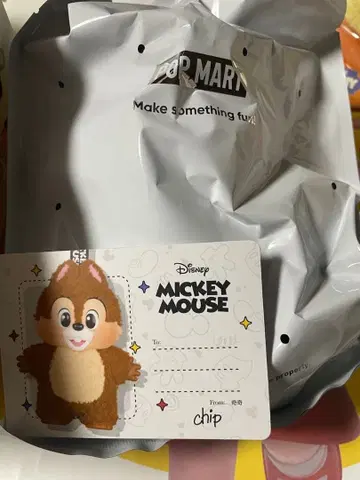 POP Mart 정품 디즈니 칩 미개봉