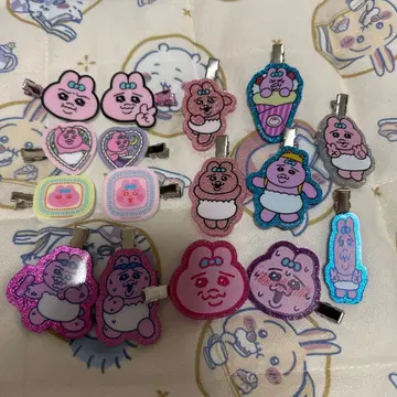 빤쮸토끼 앞머리 클립 세트 아베일 시마무라