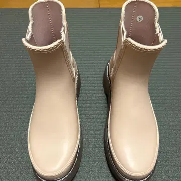 HUNTER 핑크 레인부츠 36