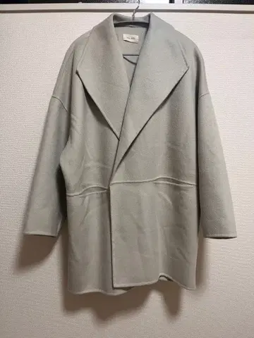 DES PRE 더블 페이스 멜톤 비버 숏코트 36