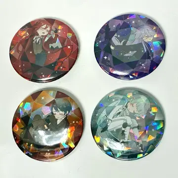 흑집사 보석 캔뱃지 4개 세트