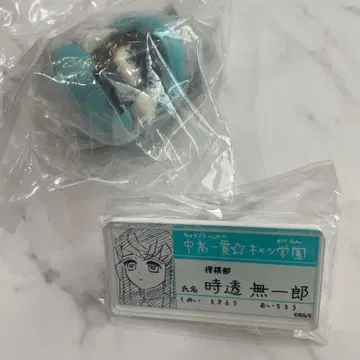 귀멸의 칼날 토키토 무이치로 명찰 배지 마카롱 키메츠 학원