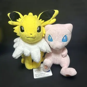 포켓몬 부스터즈 봉제 인형 이브이 진화계 썬더스 뮤우