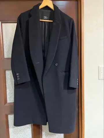 Plage 다크 네이비 체스터 코트