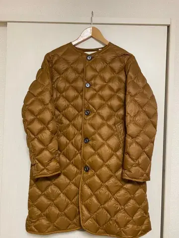 Gymphlex 브라운 퀼팅 다운 자켓