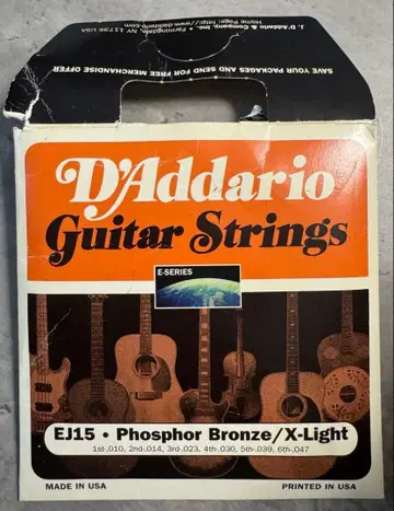 다다리오 어쿠스틱 기타 줄 앤티크