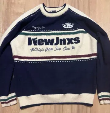 siletto 컬러 블록 링거 니트