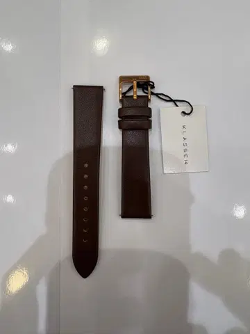 클래스14 volare 17mm 가죽 벨트 브라운