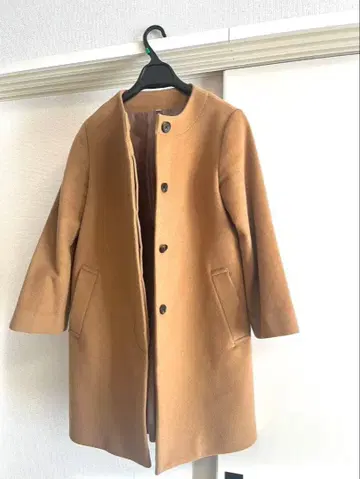 무인양품 여성용 울 혼방 체스터 코트 M 사이즈