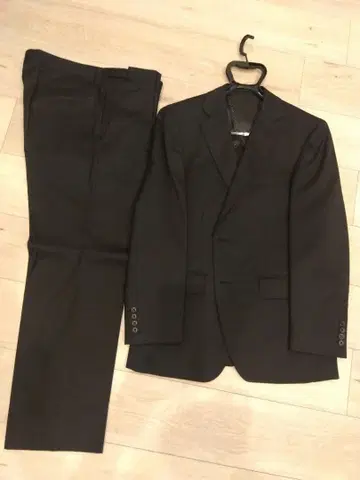 비즈니스 수트 블랙 스트라이프