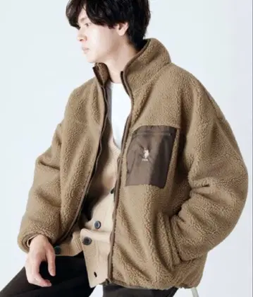 US POLO ASSN 빅 실루엣 보아 플리스 L