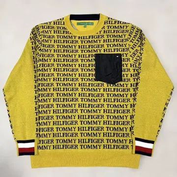 타미힐피거 골프 안감 부착 니트