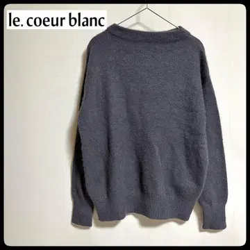 미사용 택 포함 [ le.coeur blanc ] 폭스 보틀넥 풀오버