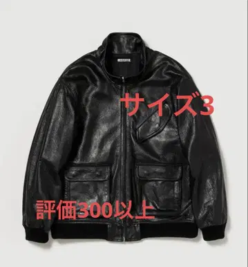 25aw AURALEE LAMB LEATHER ZIP BLOUSON 3