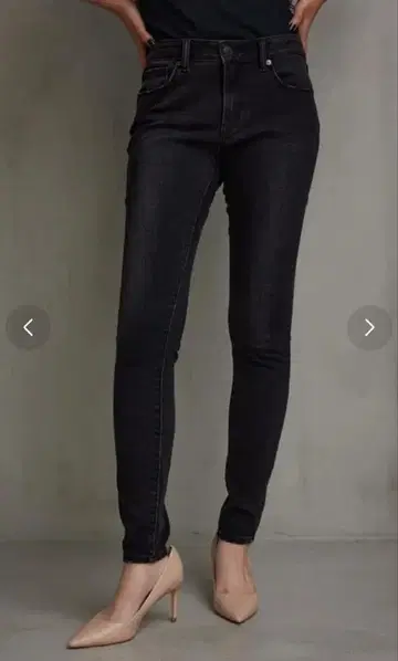 AZUL BY MOUSSY 아즐 블랙 데님 스키니 데님 M