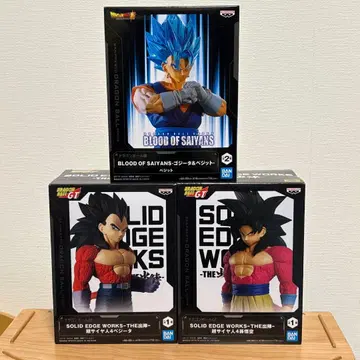 드래곤볼 피규어 3개 세트 베지터 손오공 베지트 미사용 새상품