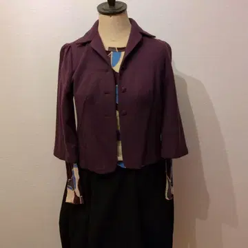희귀품 Sybilla (시빌라) 자켓 7부 소매 L 퍼플