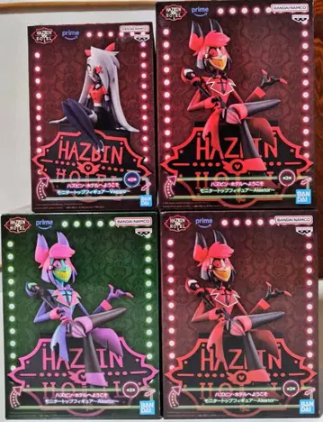 해즈빈 호텔에 오신 것을 환영합니다 모니터 탑 피규어 알래스터 바기 세트