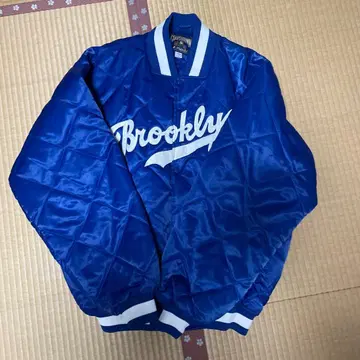 Brooklyn 바시티 자켓 파랑 나일론