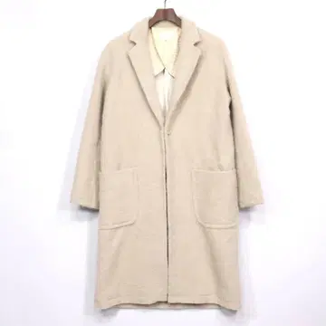 Pilgrim 나핑 기모 울 가공 오버 실루엣 체스터 코트