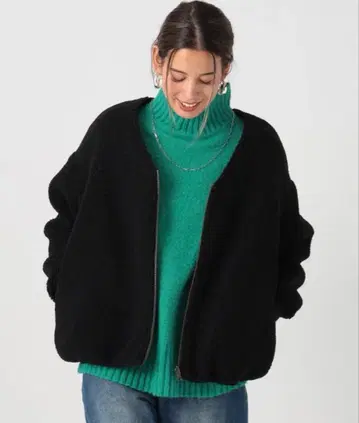 BAYFLOW [보아와 퀼트로 돌려입기 가능] 보아 리버서블 블루종