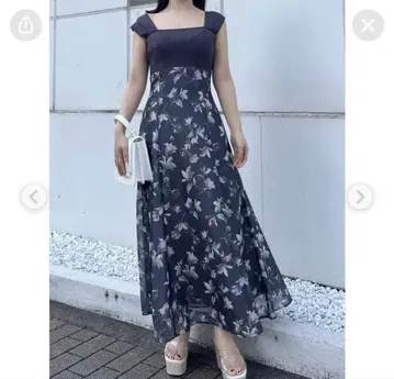 머큐리 듀오 베어 니트 도킹 코르셋 원피스