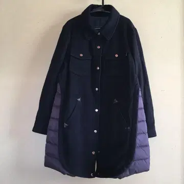 c'est moijeu 후드 부착 다운 코트 이소재 다운 80%