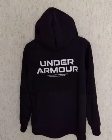 UNDER ARMOUR 블랙 집업 후드티 XL