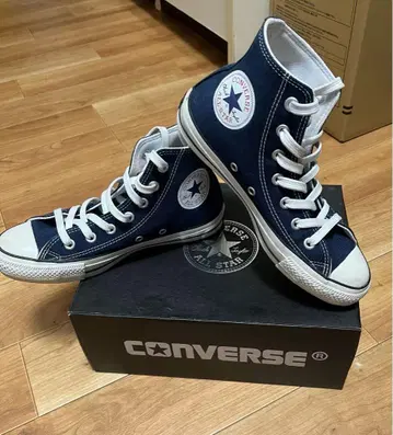 CONVERSE ALL STAR 네이비 스니커즈