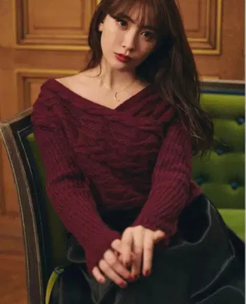 Herlipto Cache Coeur 2way Knit Pullover