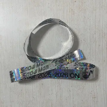 SnowMan ON 돔 은색 테이프 은색 테이프 풀 1개