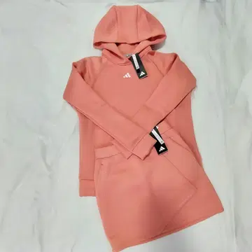 [ 새상품 ] 아디다스 종이 니트 셋업 후드티 & 스커트 S