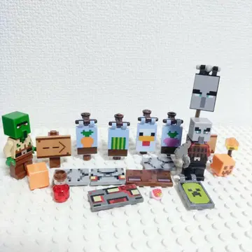 레고 정품 마인크래프트 Minecraft 미니 피규어 플레이트 블록