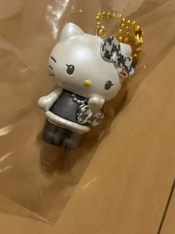 키티 흑백 걸리시 시크릿 마스코트