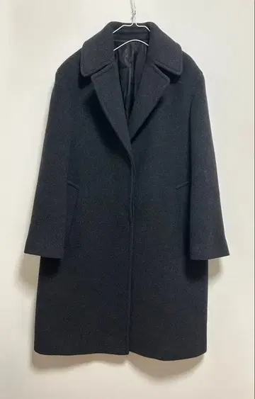 띠어리 코트 다크 그레이 S