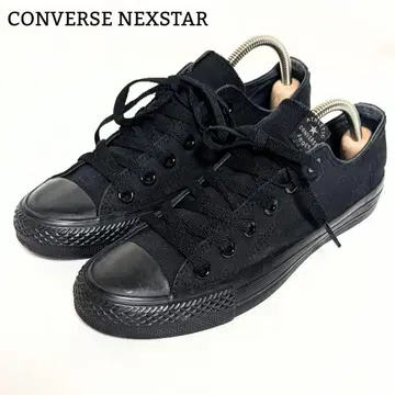 고품질 컨버스 넥스타 로우컷 스니커즈 신발 블랙 24.5cm
