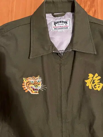HOUSTON 카키 베트남 자켓 X-LARGE
