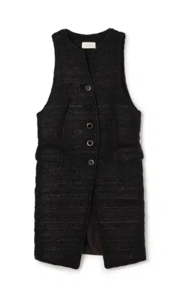 DES PRES 시크 트위드 미들 베스트