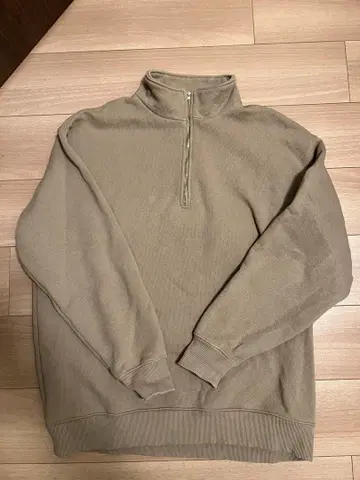 FREAK'S STORE 하프 지퍼 맨투맨 L 베이지