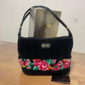 FEILER 페이러 슈니르 직조 미니백 레트로 장미 새상품급