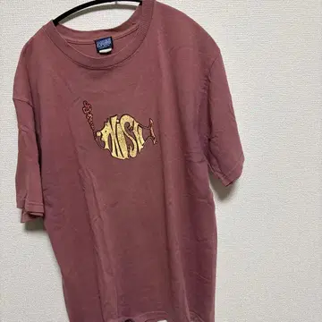 PHISH 마룬 T셔츠 물고기 로고