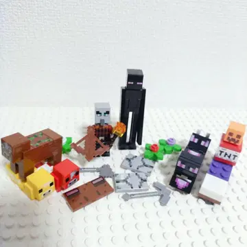 레고 정품 마인크래프트 Minecraft 미니 피규어 플레이트 블록