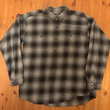 patagonia 오가닉 코튼 체크 셔츠 L