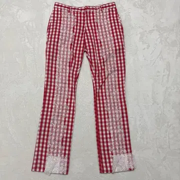 THEATRE PRODUCTS 깅엄 체크 레이스 팬츠